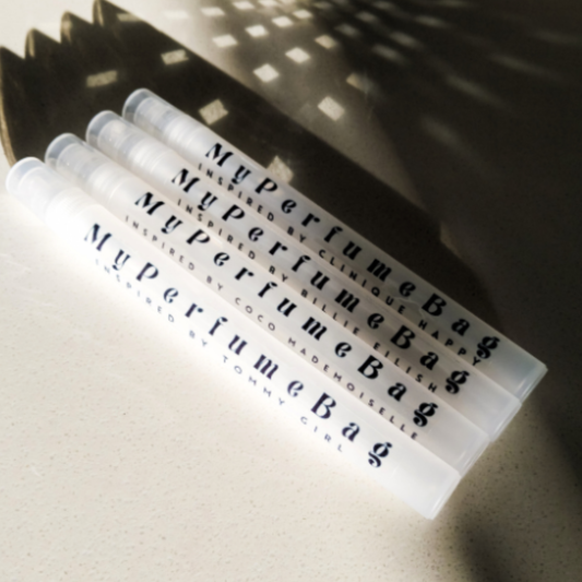 PERSONALISED EMBROIDERED POUCH & 60ML PERFUME SET