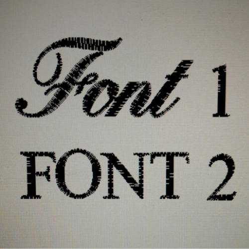 PERSONALISED EMBROIDERED POUCH & 60ML PERFUME SET